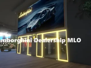 Lamborghini car dealer FiveM Map