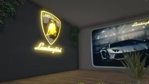 Lamborghini car dealership FiveM MLO